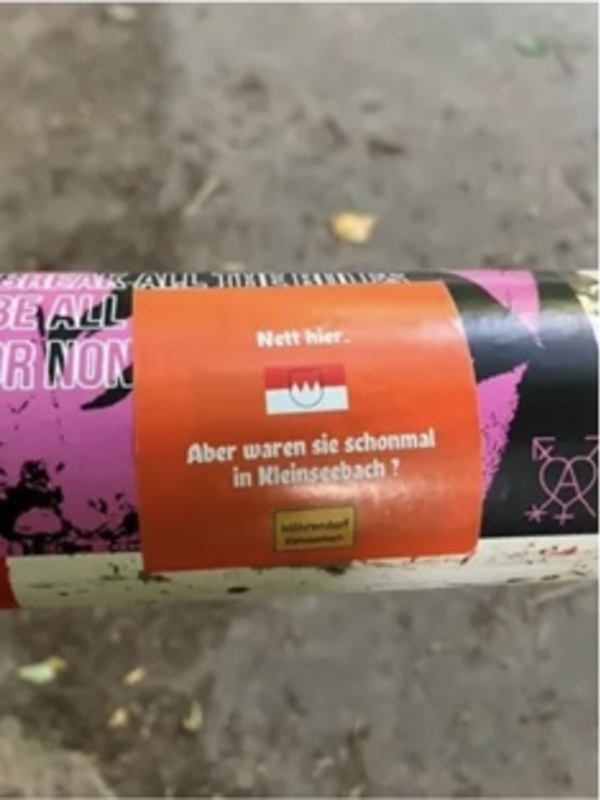 Kleinseebach-Sticker unterwegs – Instagram-Einblick 1